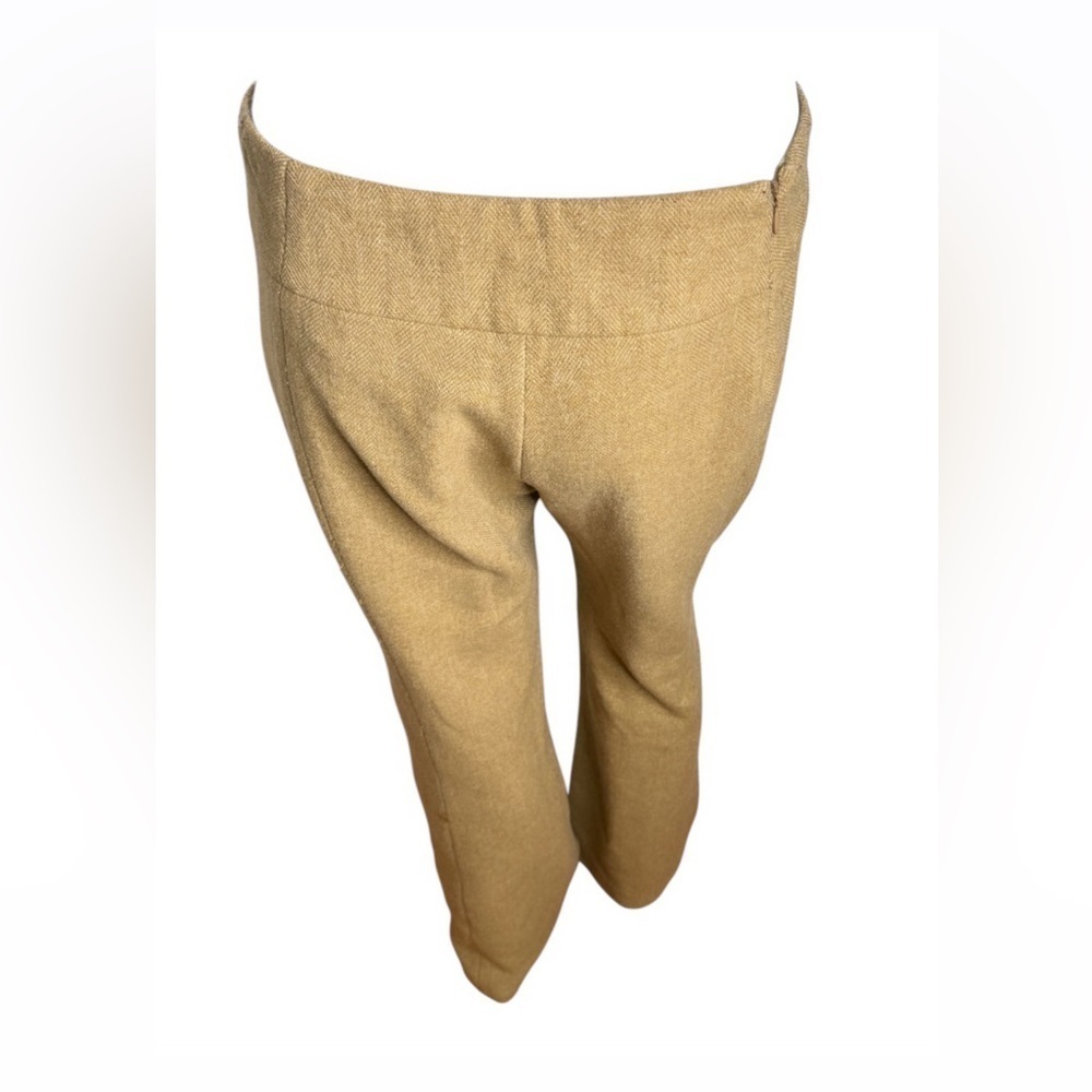 J Crew Dress Trouser Women's 4 Tan Wool - Picture 2 of 3